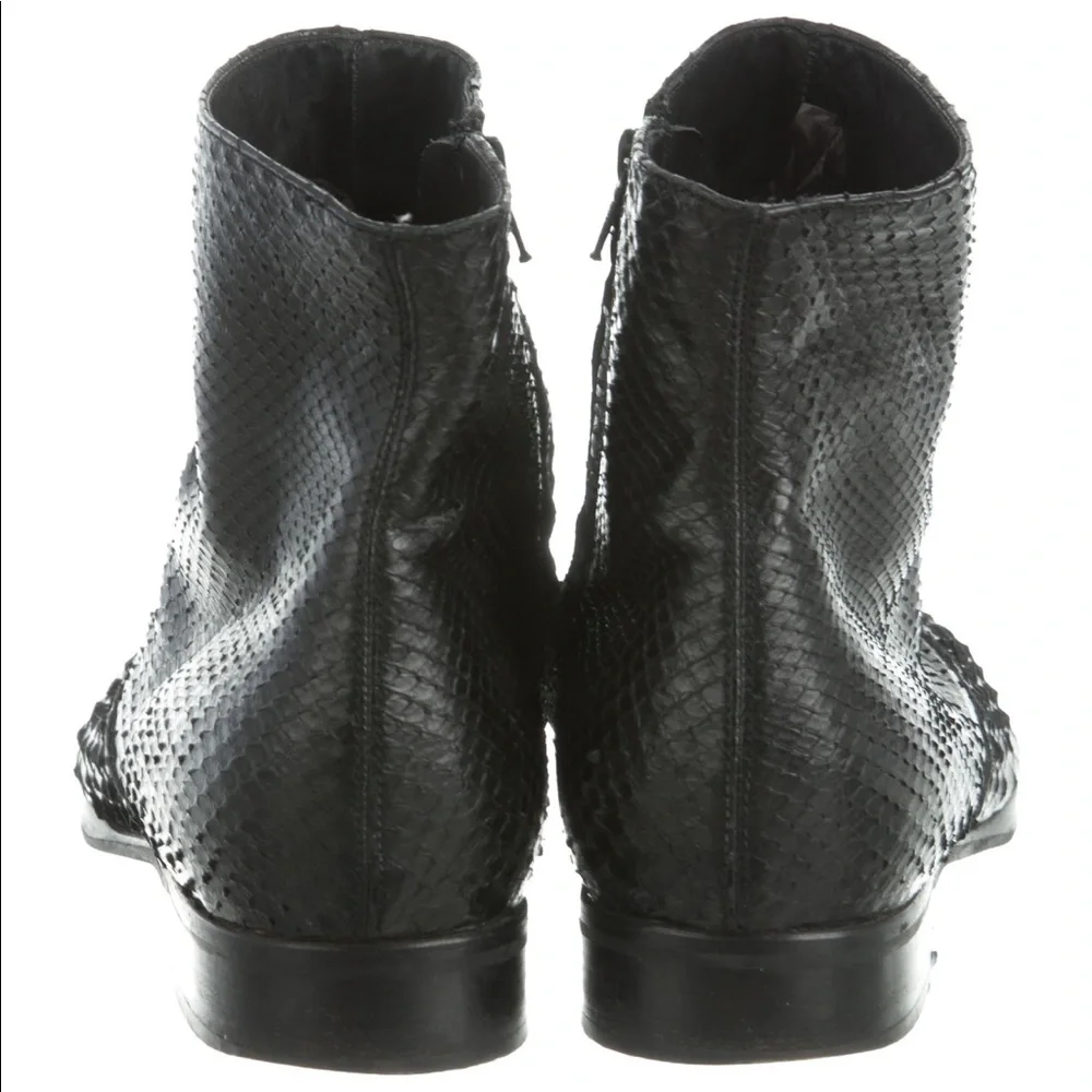 Men’s Helmut Lang Python Boots - Picture 4 of 5